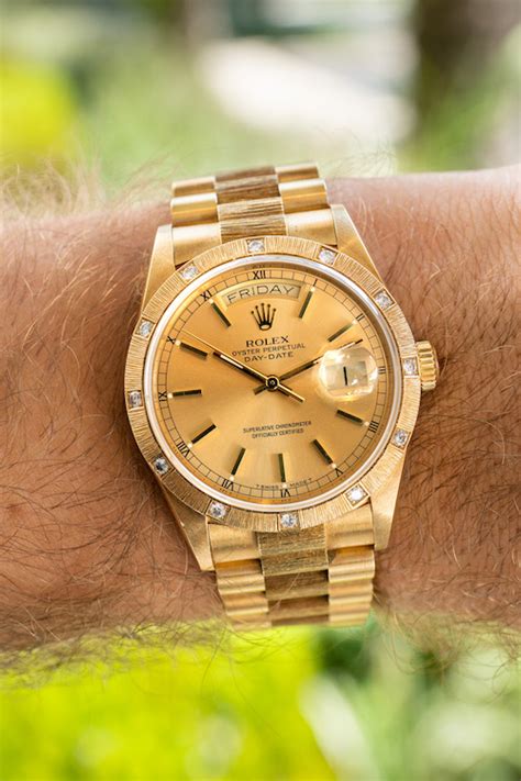 is rolex presidential solid gold|18k gold rolex presidential.